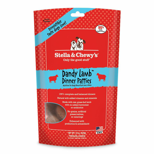 Stella & Chewys-Freeze-Dried Dandy Lamb Dinners For Dogs - 15oz