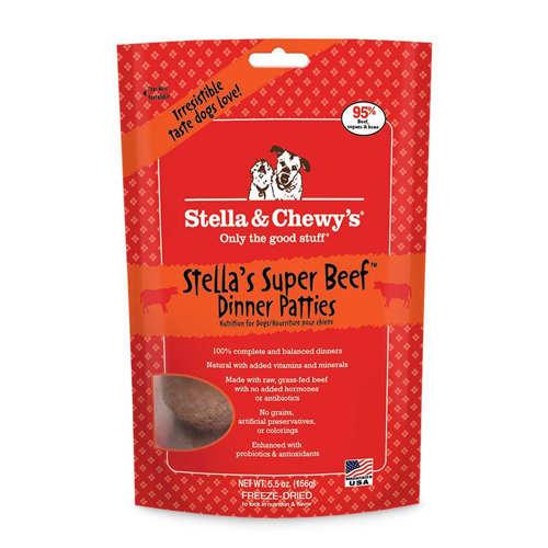Stella & Chewys -Freeze-Dried Stella's Super Beef Dinners For Dogs - 25oz