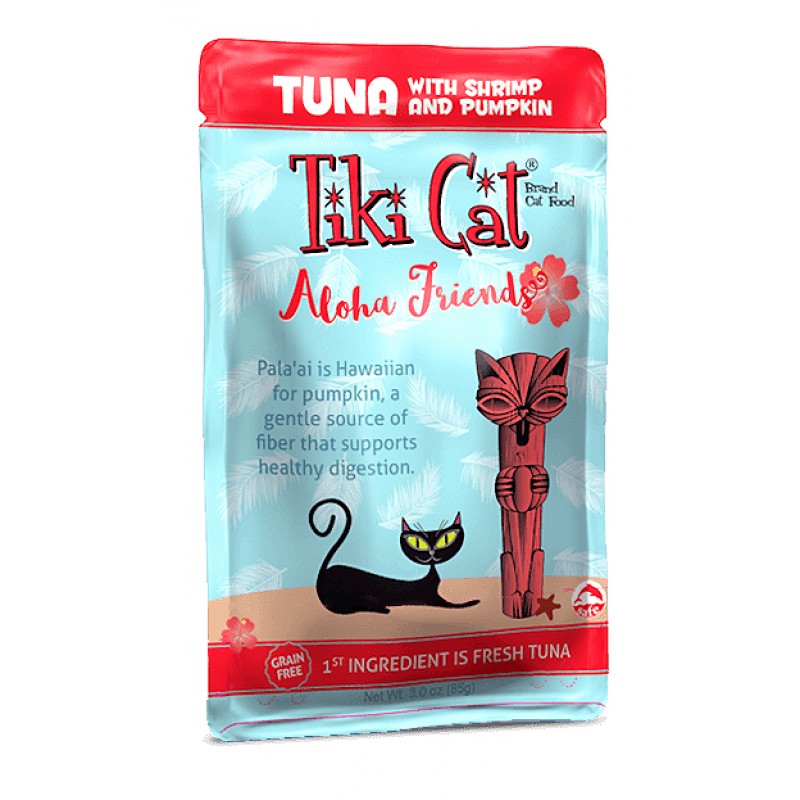 Tiki Pets Cat Aloha Tuna Shrimp 3 Oz